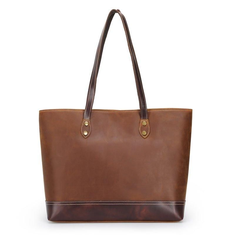 Dames Lederen Designer Draagtas Voor Werk