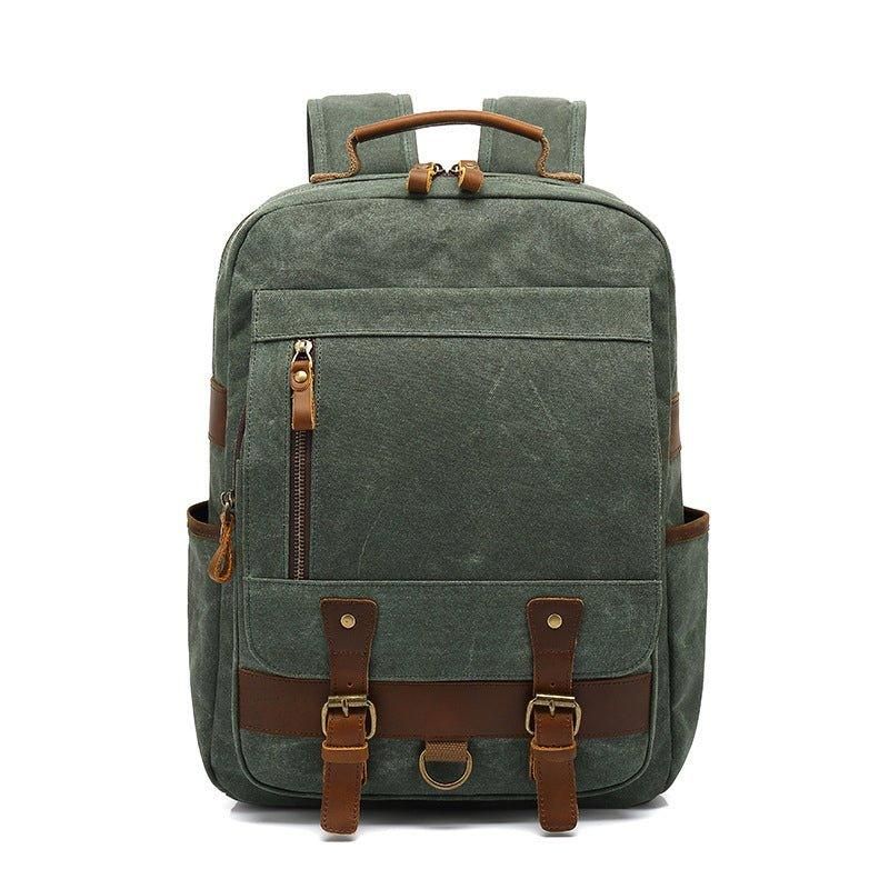 Gewaxte Canvas Rugzak Vintage Rugzak