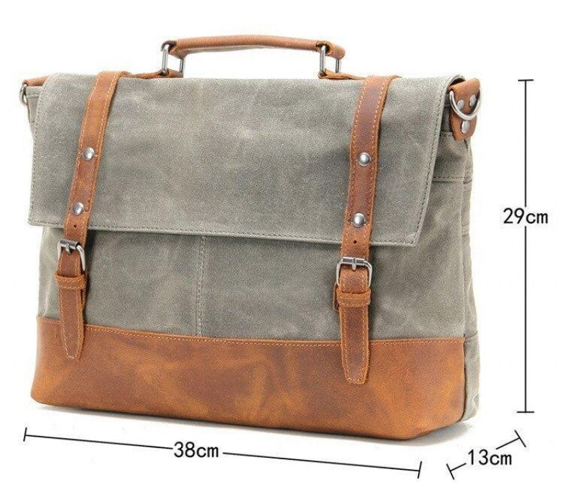 Laptop Messenger-Canvastas Voor Heren