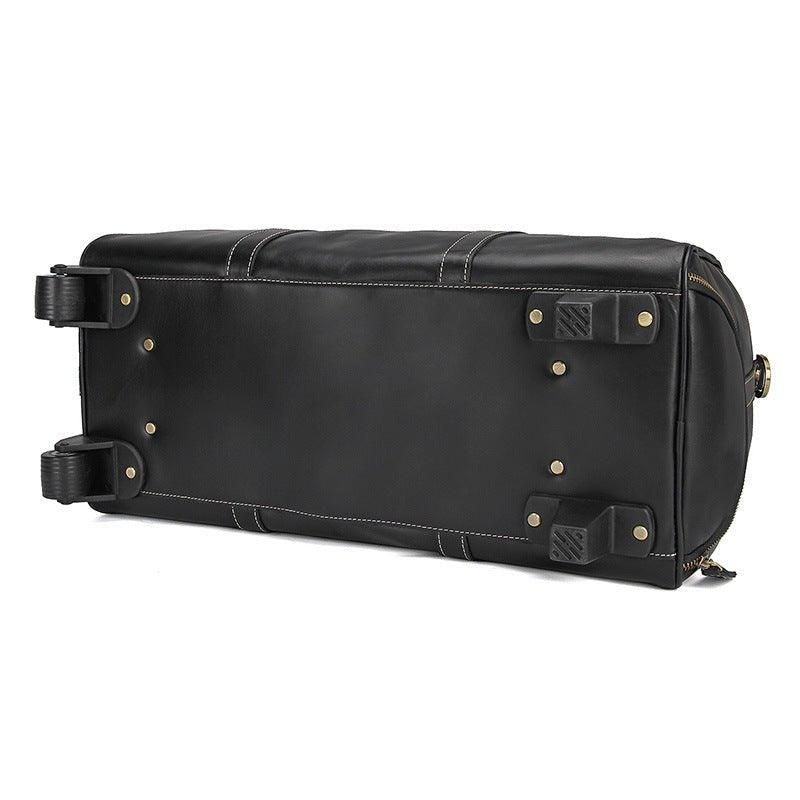 Lederen Rollende Plunjezak 20 Inch