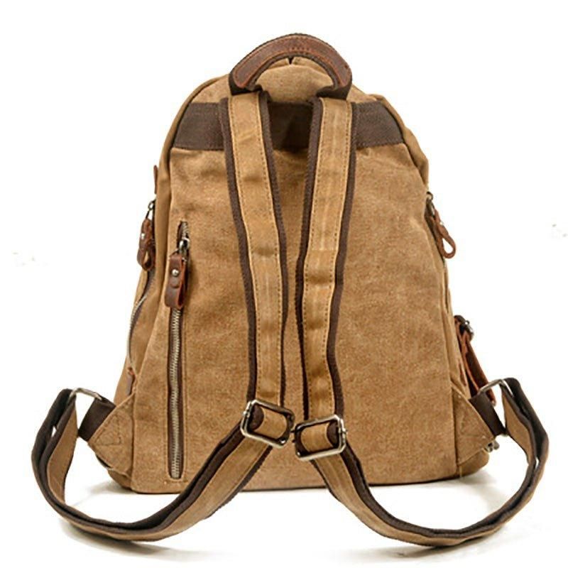 Vintage Canvas Rugzak Klein
