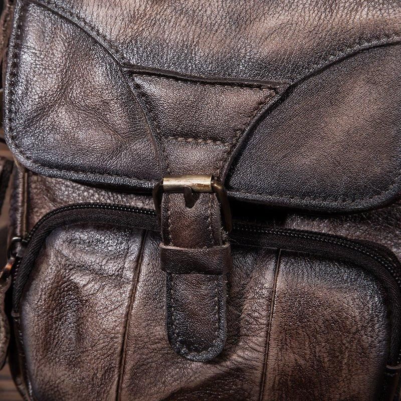 Vintage Messenger-Schoudertas Voor Heren Voor Tweeërlei Gebruik