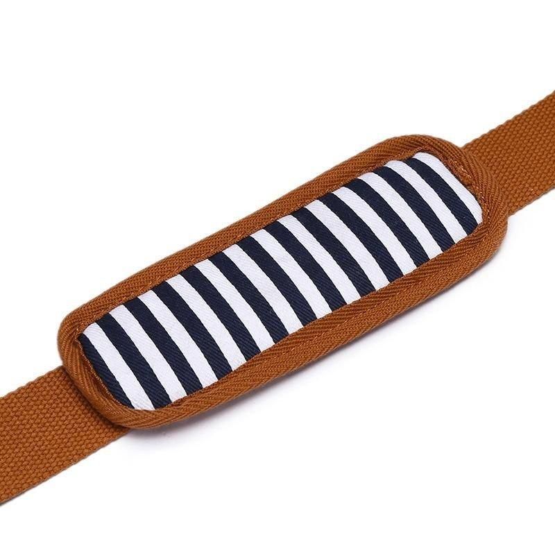 Weekendtas Van Canvas Voor Heren Gestreept Met Schoenvak
